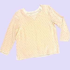 Madewell polka dot top